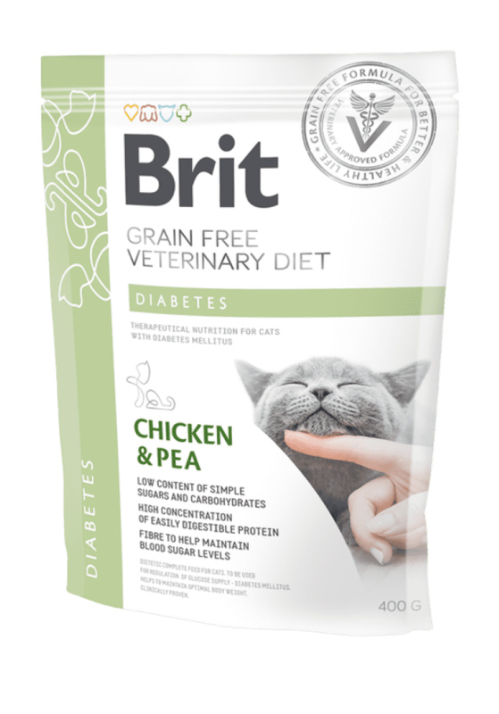 Brit VD Cat GF Diabetes 400g