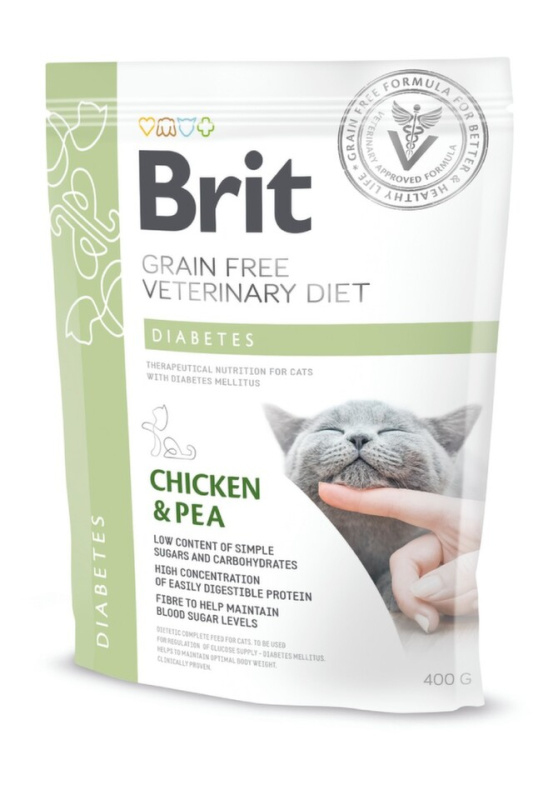 Brit VD Cat GF Diabetes 400g