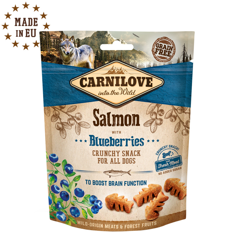 Carnilove Dog Crunchy Snack Salmon&Blueberries 200g