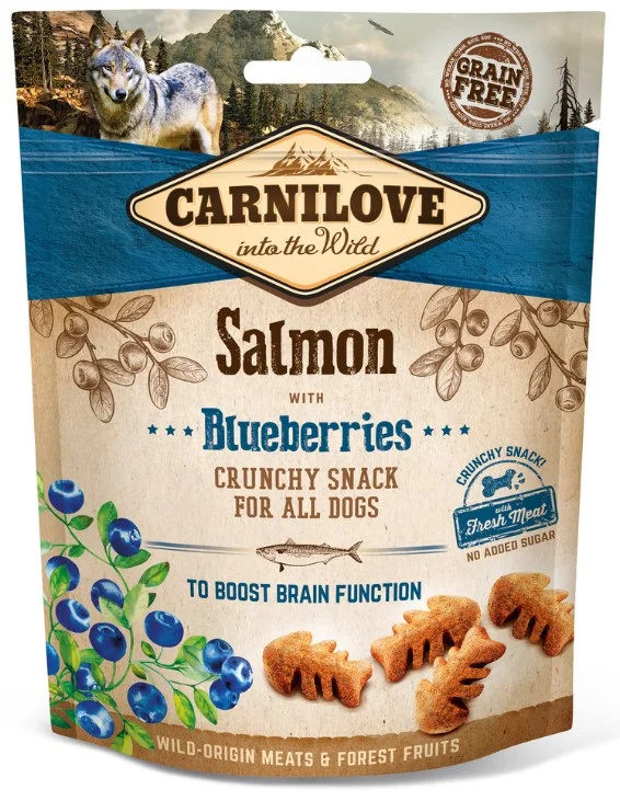 Carnilove Dog Crunchy Snack Salmon&Blueberries 200g