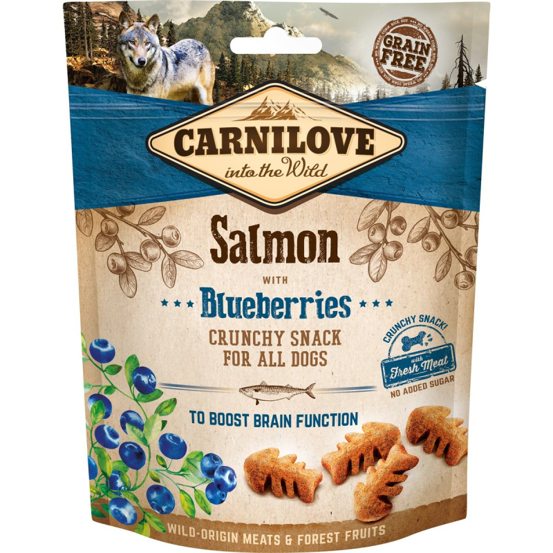 Carnilove Dog Crunchy Snack Salmon&Blueberries 200g