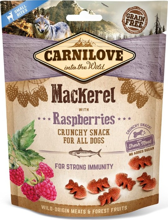 Carnilove Dog Crunchy Snack Mackerel&Raspberries 200g