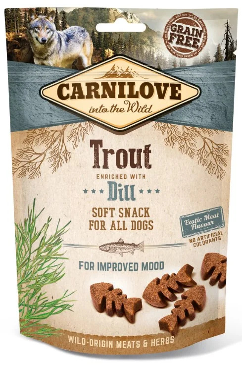 Carnilove Dog Semi Moist Snack Trout&Dill 200g
