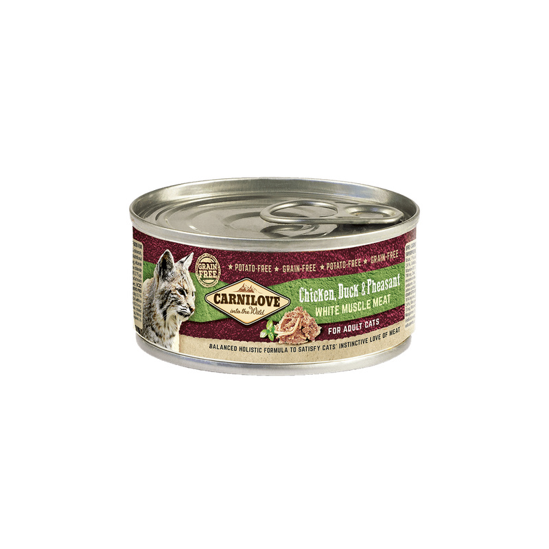 Carnilove White konz Mus Meat Duck&Pheasant Cats 100g