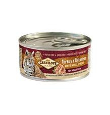 Carnilove White konz Mus Meat Turkey&Reindeer Cats 100g