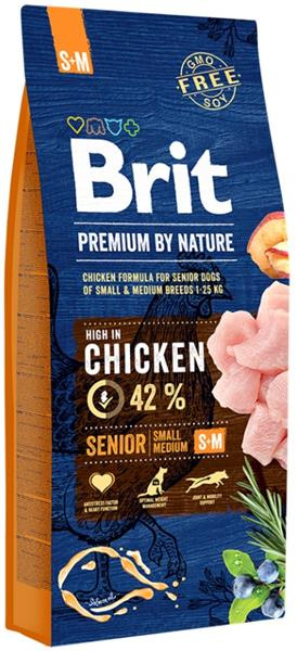 Brit Premium by Nature Senior S+M 15 kg