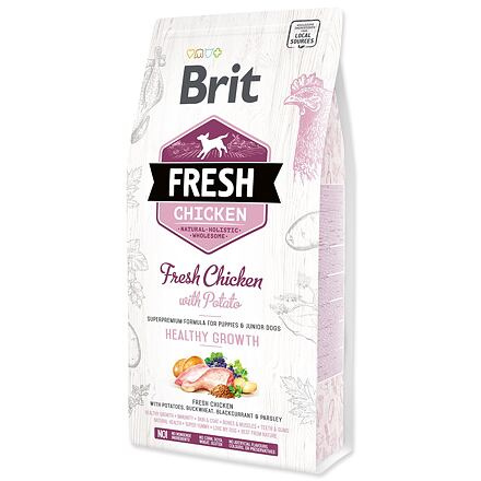 Brit Fresh Chicken with Potato Puppy Healthy Growth 2,5 kg