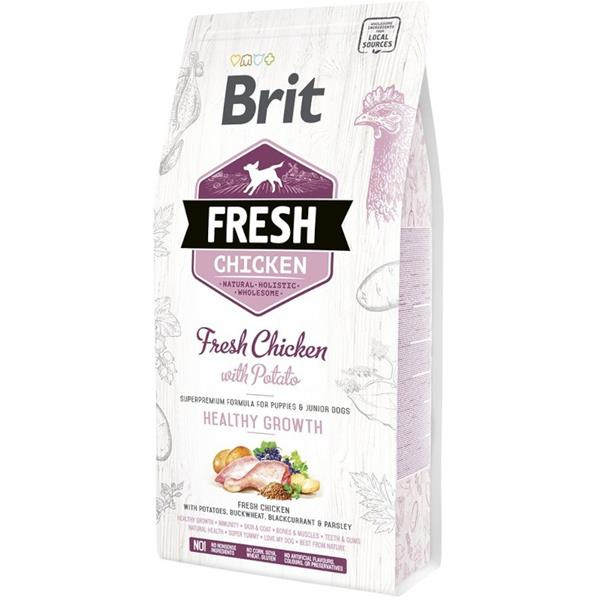 Brit Fresh Chicken with Potato Puppy Healthy Growth 2,5 kg