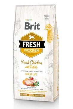 Brit Fresh Chicken with Potato Adult Great Life 12 kg