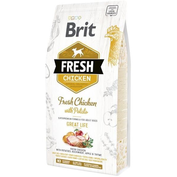 Brit Fresh Chicken with Potato Adult Great Life 2,5 kg