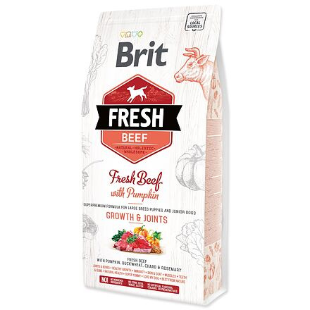Brit Fresh Beef with Pumpkin Puppy Large Bones & Joints 2,5 kg