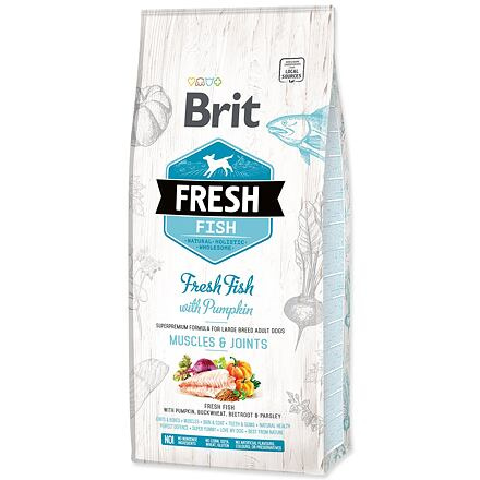 Brit Fresh Fish with Pumpkin Adult Large Muscles & Joints 12 kg