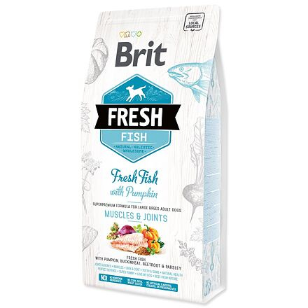 Brit Fresh Fish with Pumpkin Adult Large Muscles & Joints 2,5 kg