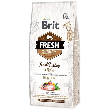 Brit Fresh Turkey with Pea Adult Fit & Slim 12 kg