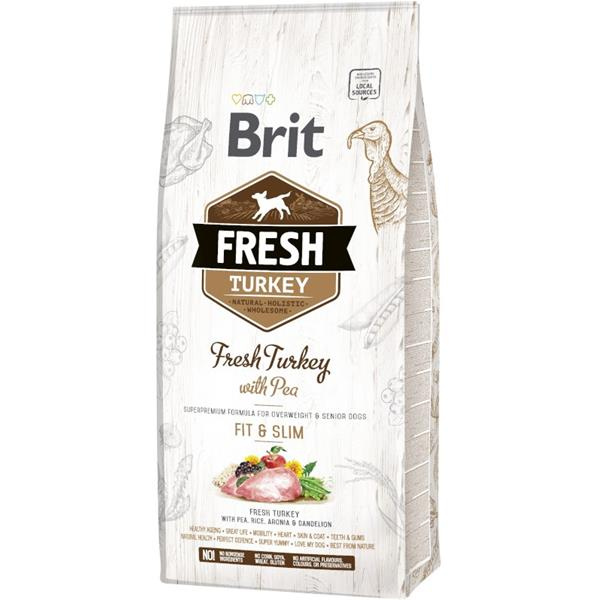 Brit Fresh Turkey with Pea Adult Fit & Slim 12 kg
