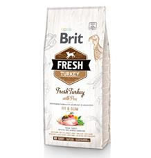 Brit Fresh Turkey with Pea Adult Fit & Slim 12 kg
