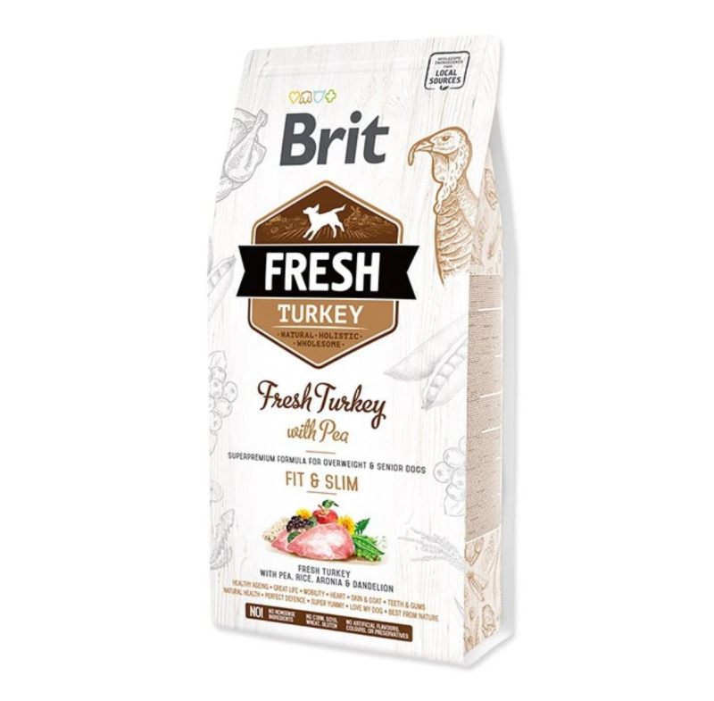 Brit Fresh Turkey with Pea Adult Fit & Slim 2,5 kg