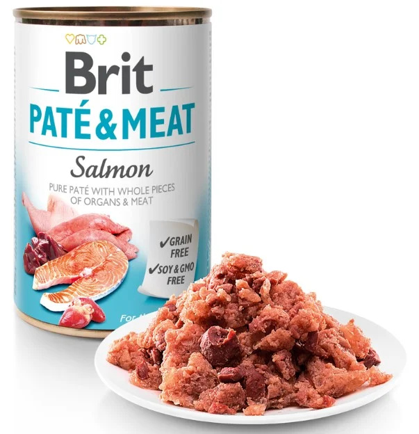 Konzerva BRIT Paté & Meat Salmon 800 g