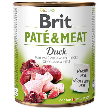 Konzerva BRIT Paté & Meat Duck 800 g