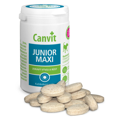 Canvit Junior MAXI pro psy ochucený 230 g