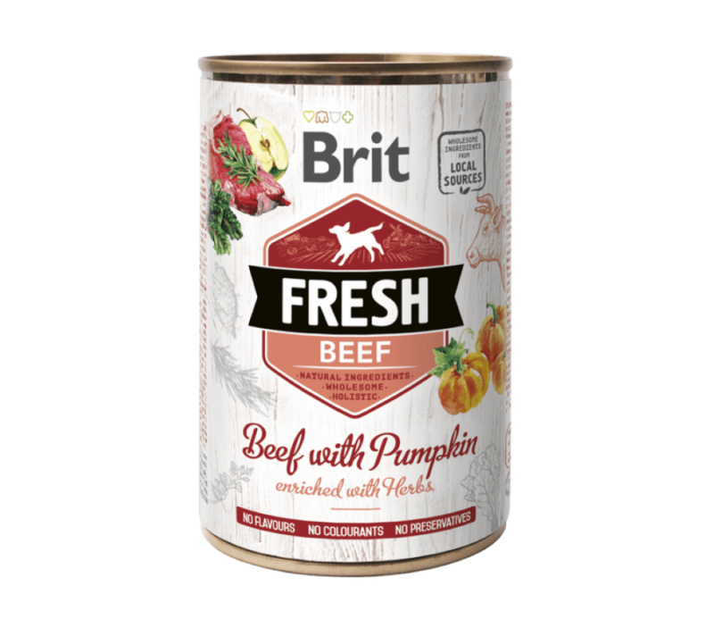 Brit Dog Fresh konz Beef with Pumpkin 400 g