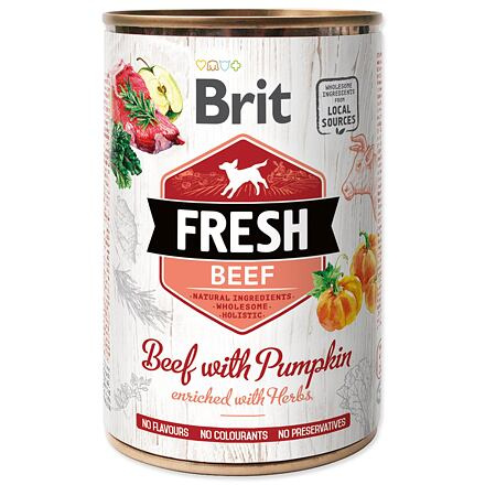 Brit Dog Fresh konz Beef with Pumpkin 400 g