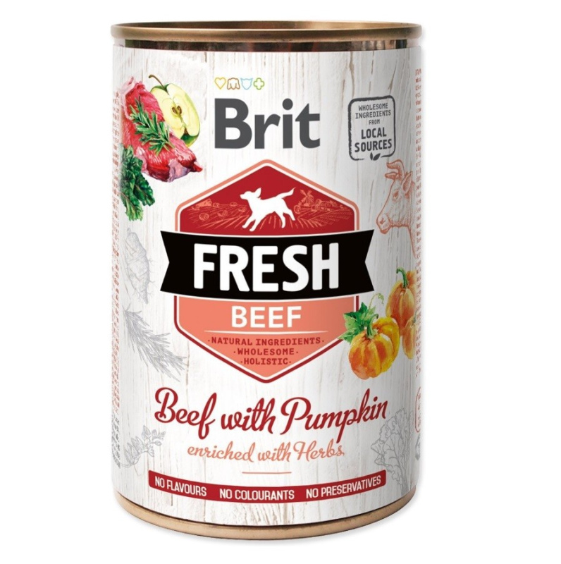 Brit Dog Fresh konz Beef with Pumpkin 400 g