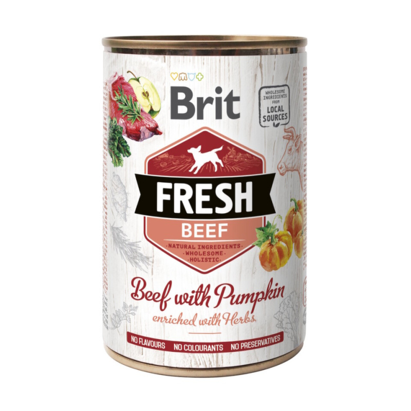 Brit Dog Fresh konz Beef with Pumpkin 400 g