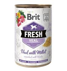 Brit Dog Fresh konz Veal with Millet 400 g