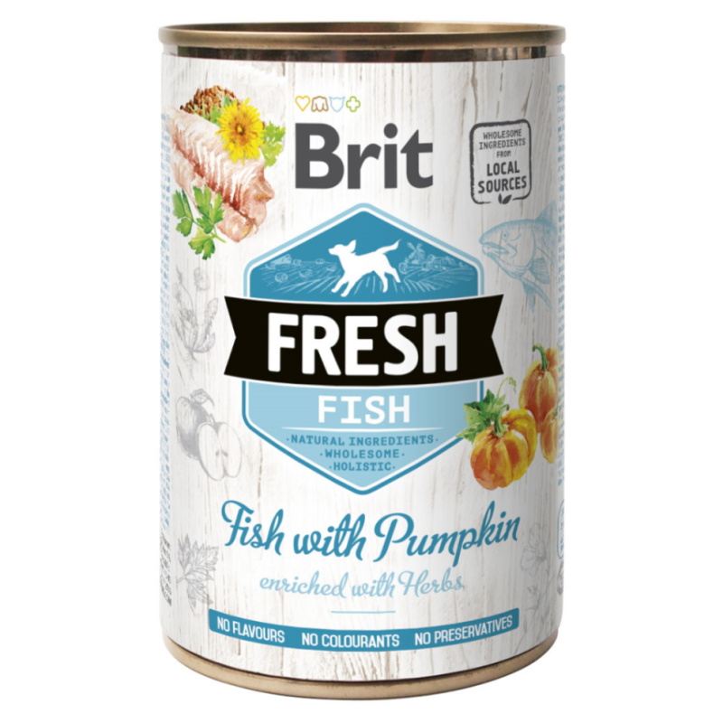 Brit Dog Fresh konz Fish with Pumpkin 400 g