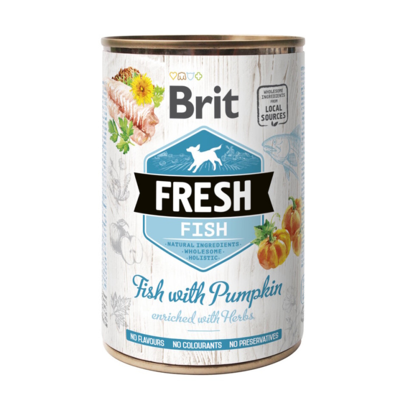 Brit Dog Fresh konz Fish with Pumpkin 400 g