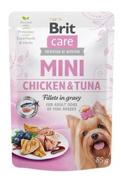 Kapsička BRIT Care Mini Chicken & Tuna fillets in gravy 85 g