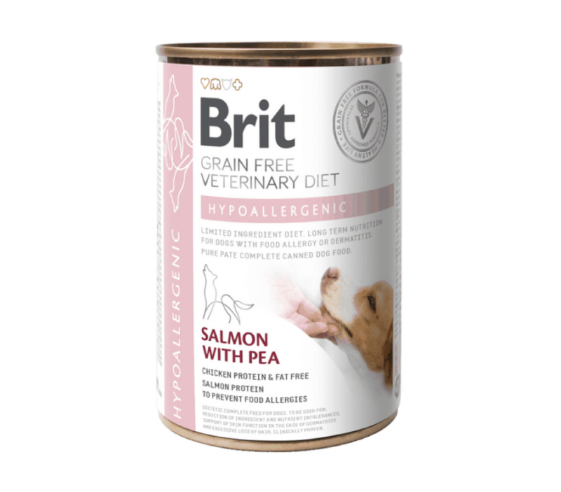 Brit VD Dog GF konz. Hypoallergenic 400 g