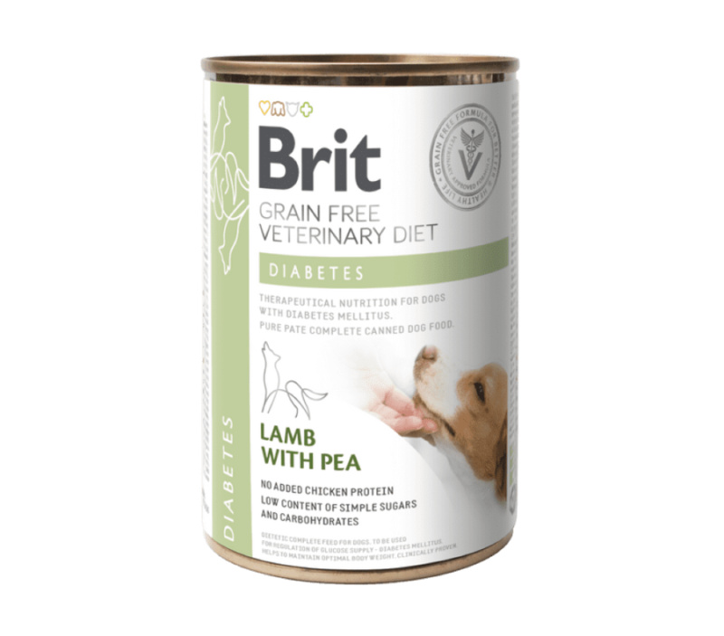 Brit VD Dog GF konz. Diabetes 400 g