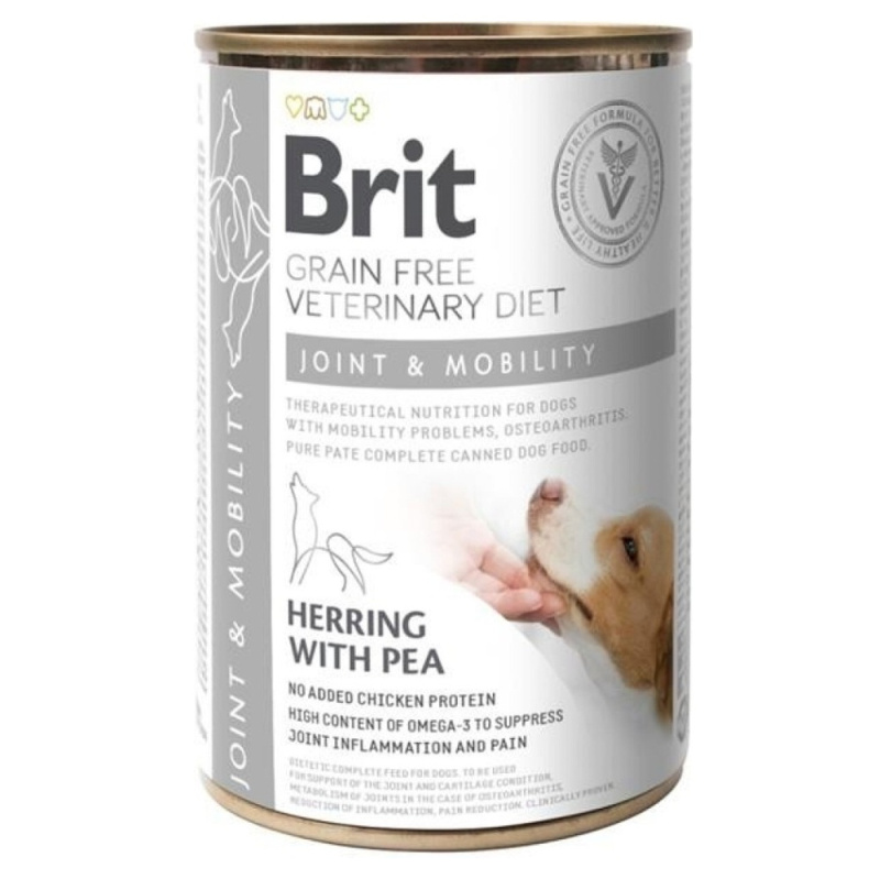Brit VD Dog GF konz. Joint&Mobility 400 g