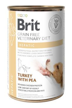 Brit VD Dog GF konz. Hepatic 400 g