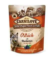 Carnilove Dog Pouch Paté Ostrich & Blackberries 300 g