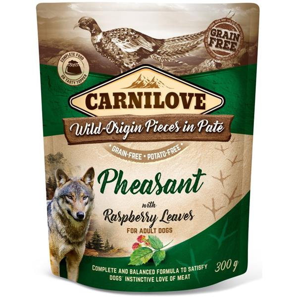 Carnilove Dog Pouch Paté Pheasant & Raspberry 300 g