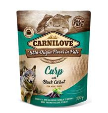 Carnilove Dog Pouch Paté Carp & Black Carrot 300 g