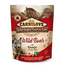 Carnilove Dog Pouch Paté Wild Boar & Rosehips 300 g
