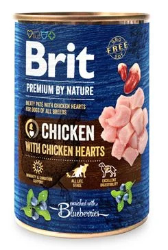 BRIT Premium by Nature Chicken with Hearts 400 g