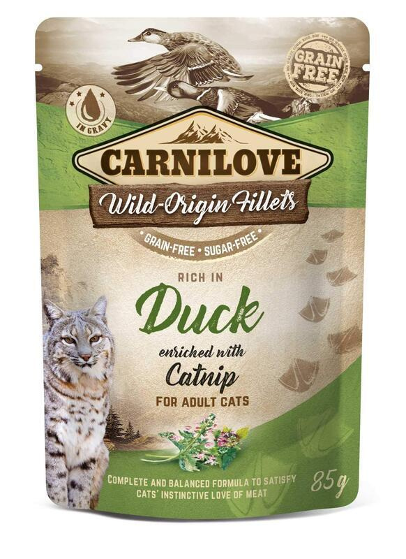 Carnilove Cat Pouch Duck Enriched & Catnip 85 g