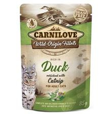 Carnilove Cat Pouch Duck Enriched & Catnip 85 g