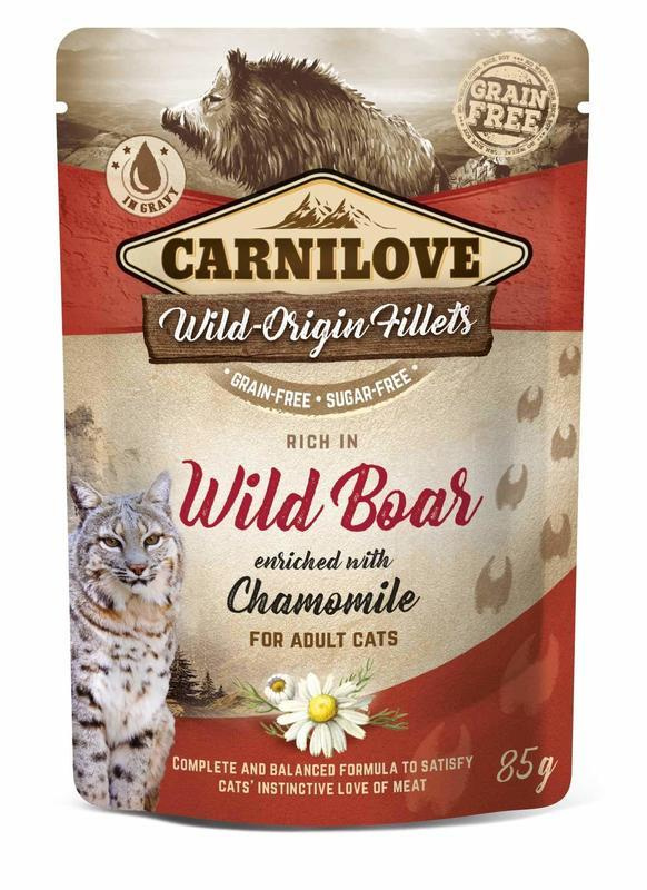 Carnilove Cat Pouch Wild Boar & Chamomile 85 g
