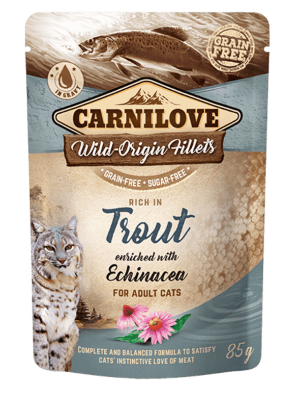 Carnilove Cat Adult Trout With Echinacea - 85g