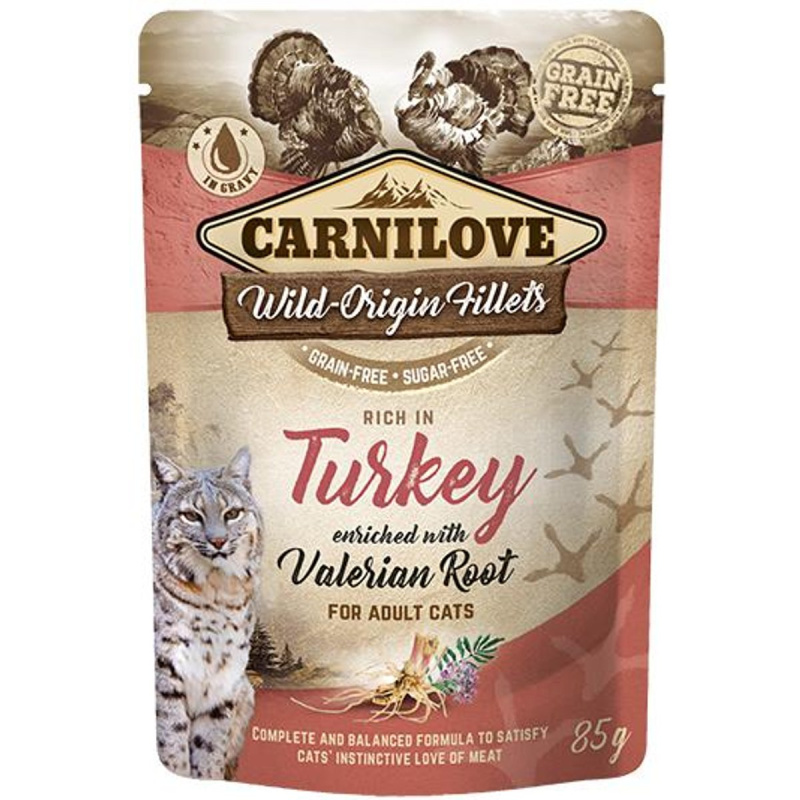 Carnilove Kapsička pro kočky – krocan a kozlík