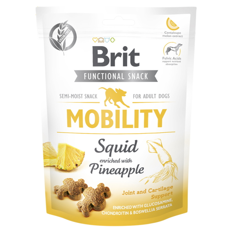 Brit Care Dog Functional Snack Mobility Squid 150 g