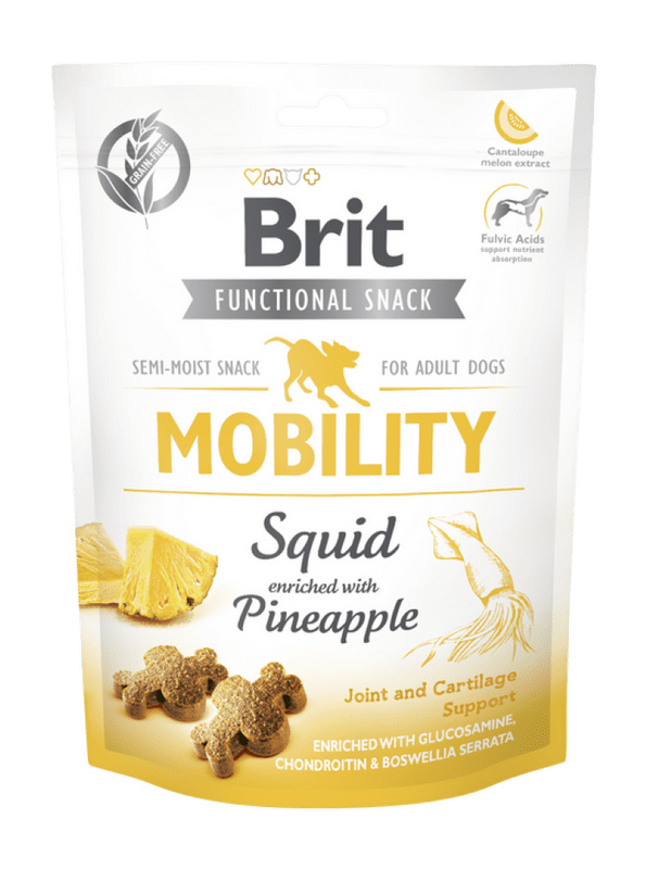 Brit Care Dog Functional Snack Mobility Squid 150 g