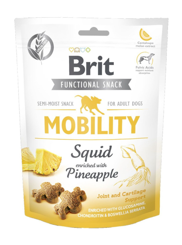 Brit Care Dog Functional Snack Mobility Squid 150 g
