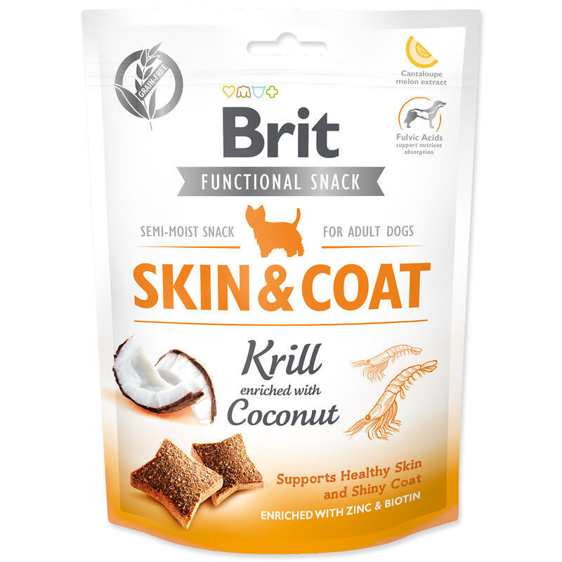 Brit Care Dog Functional Snack Skin&Coat Krill  150 g